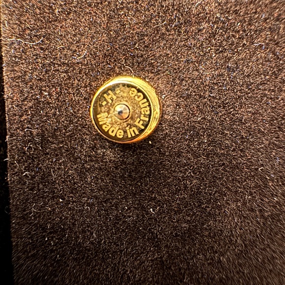 Hermes Pop H Gold and White Earrings - Picture 4 of 6